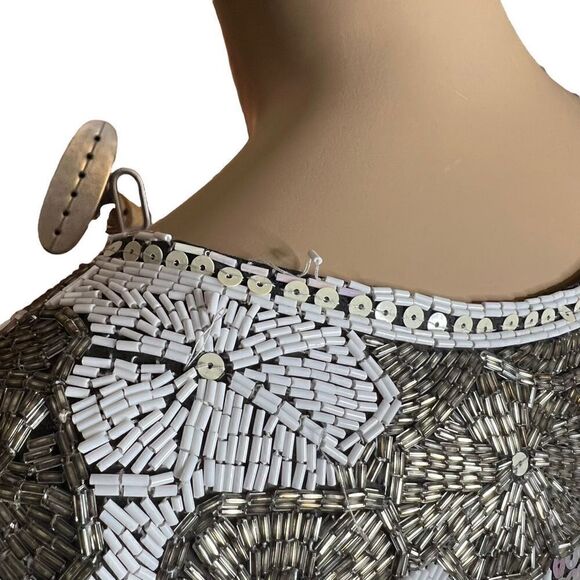 Meghan LA sequined beaded boho dress tunic - Picture 8 of 15